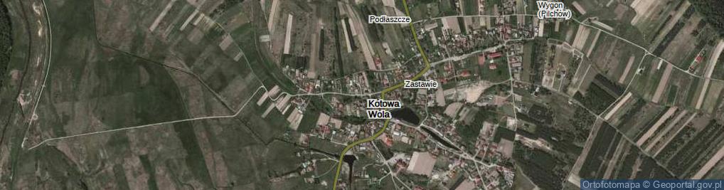 Zdjęcie satelitarne Kotowa Wola ul.